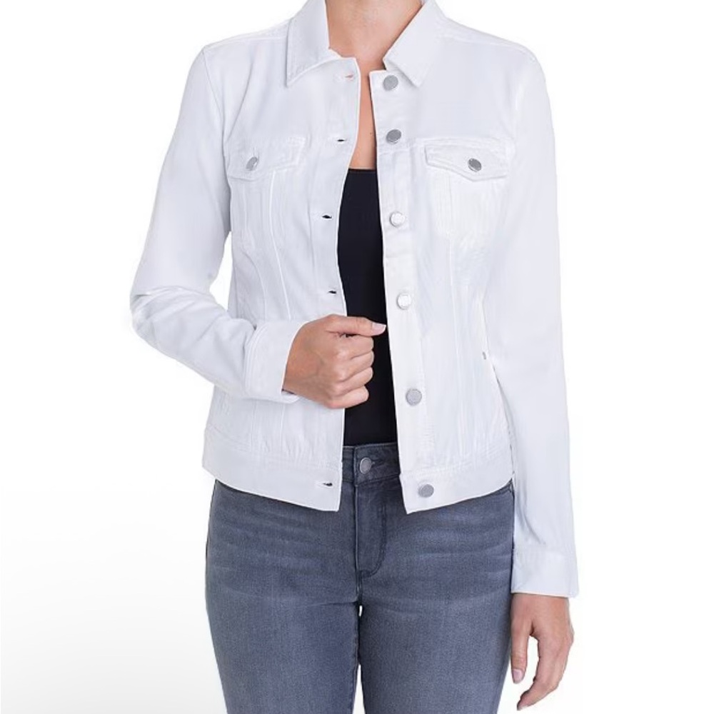 Liverpool White Jean Jacket
